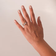 Anillo Criss Cross Strass