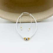 Pulsera Handmade Ojito Blanco