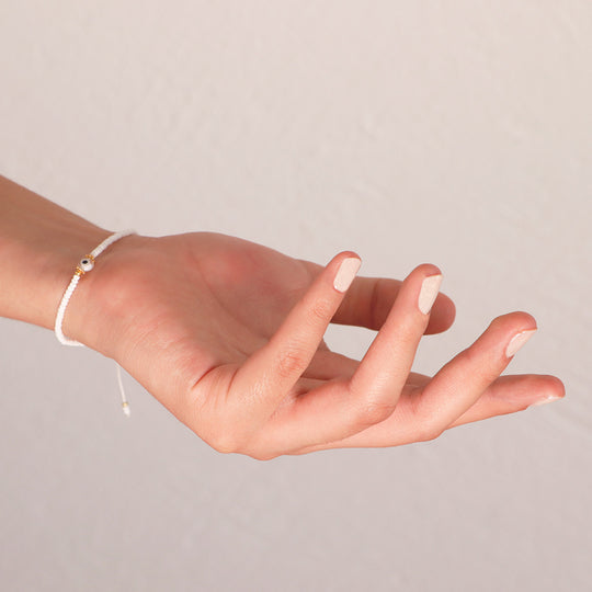 Pulsera Handmade Ojito Blanco