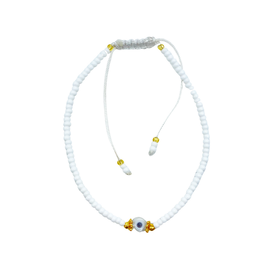 Pulsera Handmade Ojito Blanco