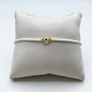 Pulsera Handmade Ojito Blanco