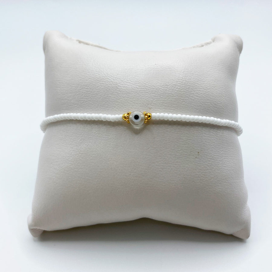 Pulsera Handmade Ojito Blanco