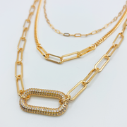 Gargantilla Golden Glamour Layers