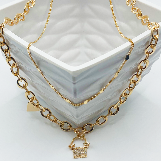 Gargantilla Flower Padlock