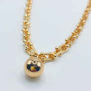 Gargantilla Golden Sphere