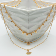 Gargantilla Brillo Estelar Triple Collar