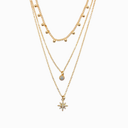 Gargantilla Brillo Estelar Triple Collar