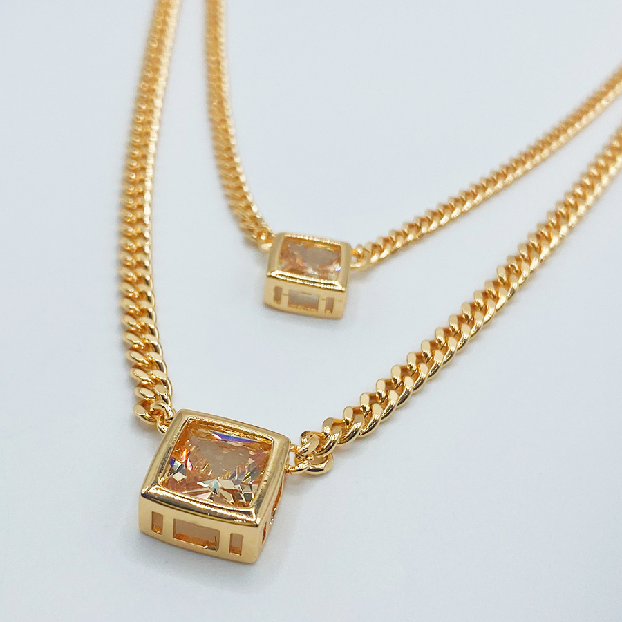 Gargantilla Gold Glamour Duo