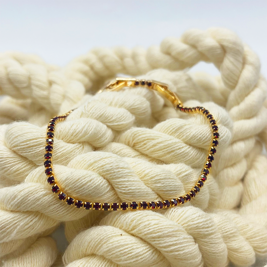 Pulsera Noche de Rubíes