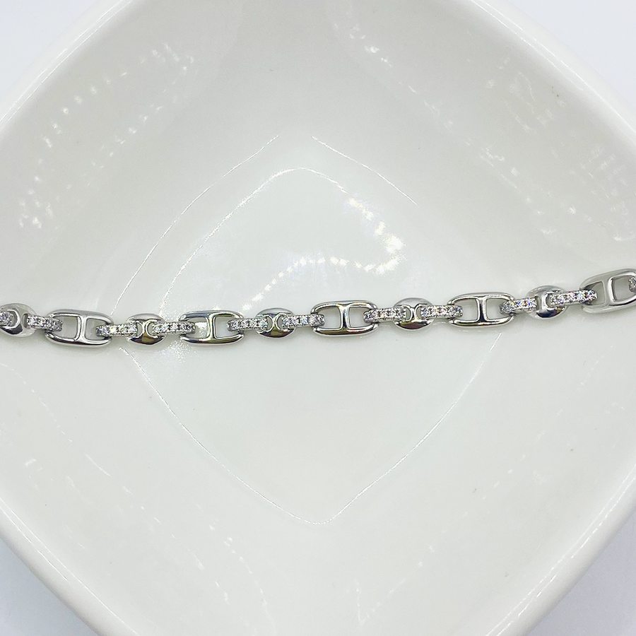 Pulsera Eslabón Brillante