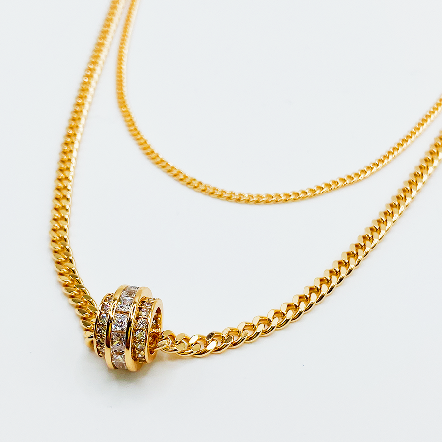 Gargantilla Golden Glam Layered Necklace
