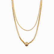 Gargantilla Golden Glam Layered Necklace