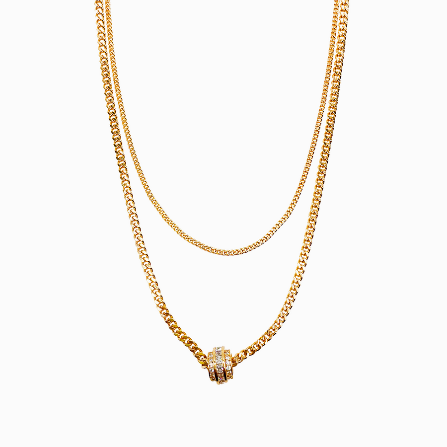 Gargantilla Golden Glam Layered Necklace
