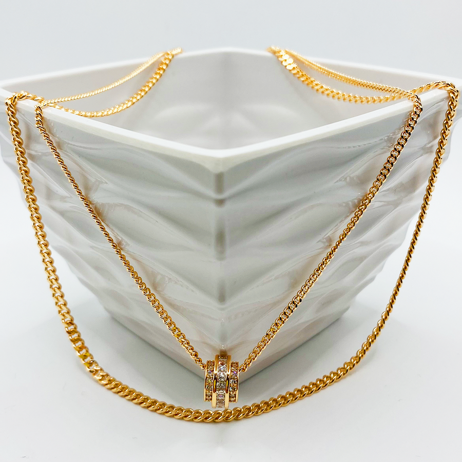 Gargantilla Golden Glam Layered Necklace
