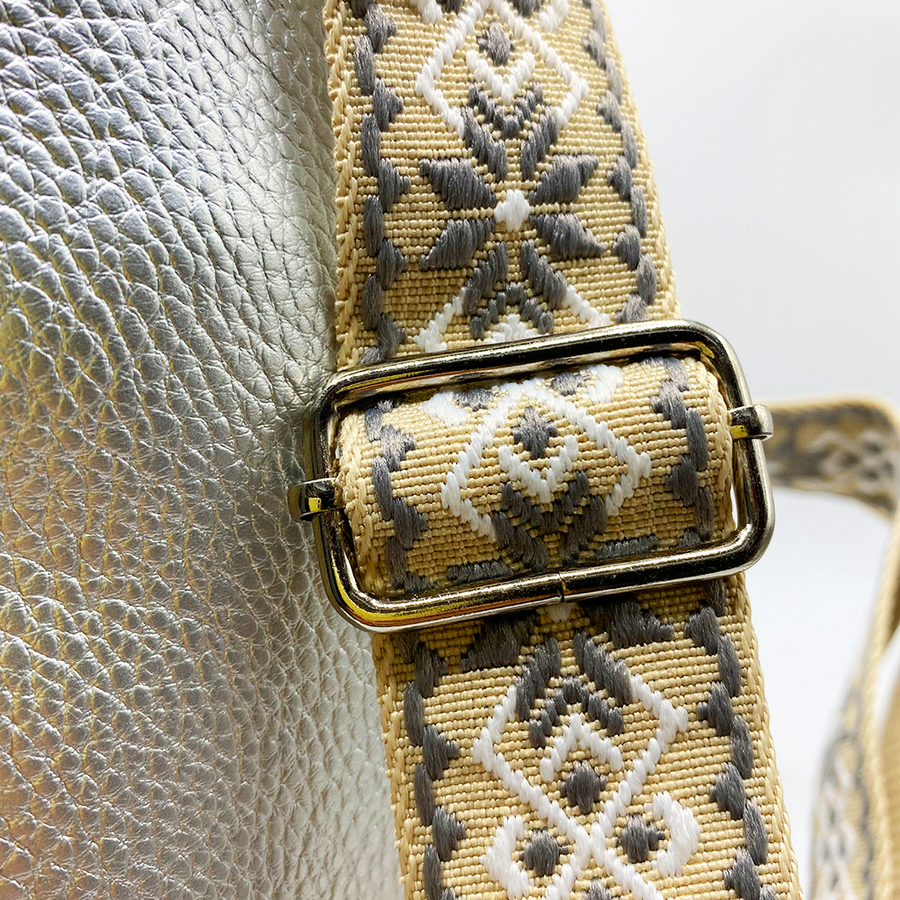 Bandolera metálica - Bolso multifuncional y cómodo