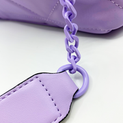 Chain quilted bag - Bolso acolchado con cadena