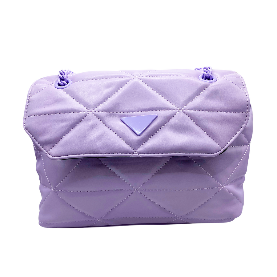 Chain quilted bag - Bolso acolchado con cadena