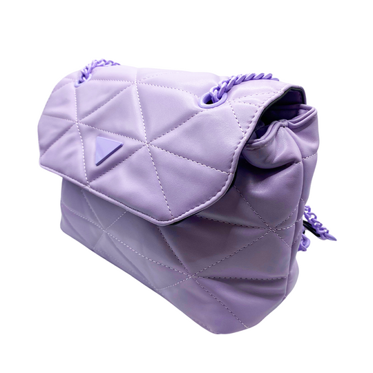 Chain quilted bag - Bolso acolchado con cadena