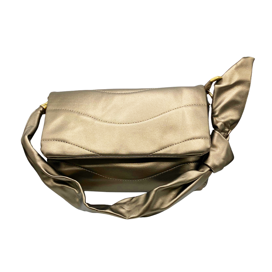 Quilted bag - Bolso acolchado con correa animal print