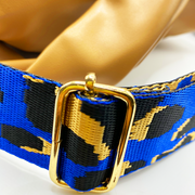 Quilted bag - Bolso acolchado con correa animal print