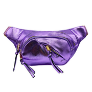 Cangurera - Bolso multifuncional en tonos metálicos