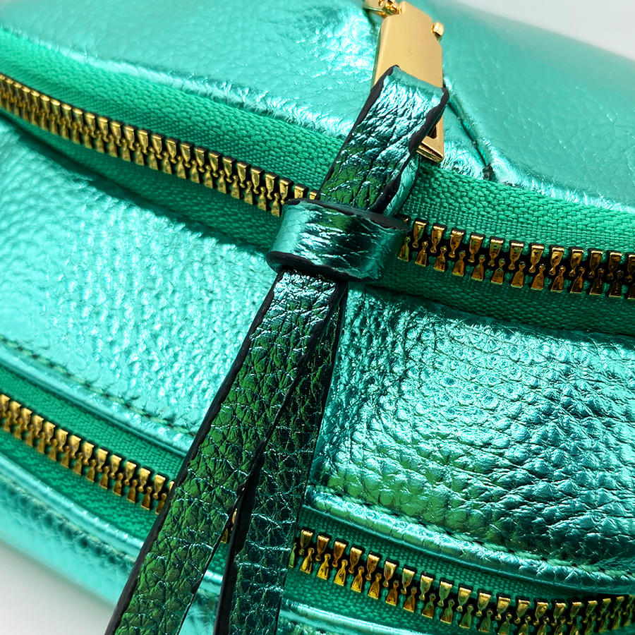 Cangurera - Bolso multifuncional en tonos metálicos