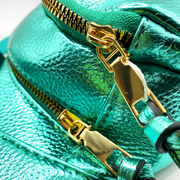 Cangurera - Bolso multifuncional en tonos metálicos