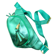 Cangurera - Bolso multifuncional en tonos metálicos