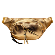 Cangurera - Bolso multifuncional en tonos metálicos