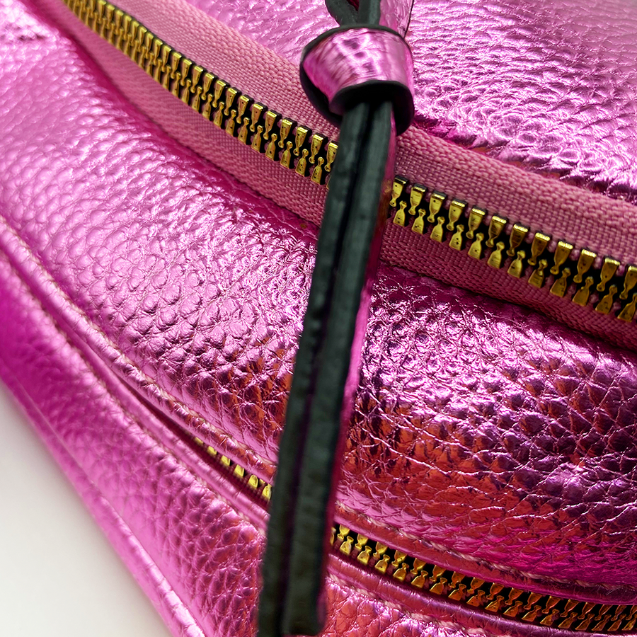 Cangurera - Bolso multifuncional en tonos metálicos