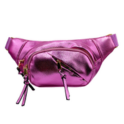 Cangurera - Bolso multifuncional en tonos metálicos