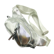 Cangurera - Bolso multifuncional en tonos metálicos