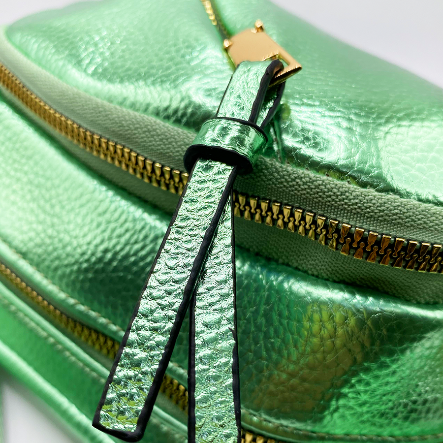 Cangurera - Bolso multifuncional en tonos metálicos