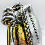 Shoulder bag - Bolso metálico con nudos