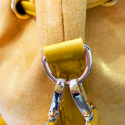 Bucket bag - Bolso de cuero y piel sintética