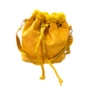 Bucket bag - Bolso de cuero y piel sintética