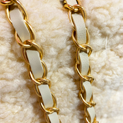 Chain quilted bag - Bolso con lana de peluche