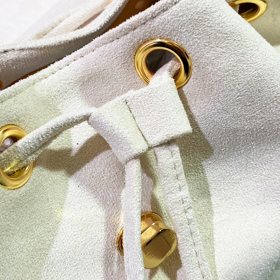 Backpack con cadena - Mochila de gamuza