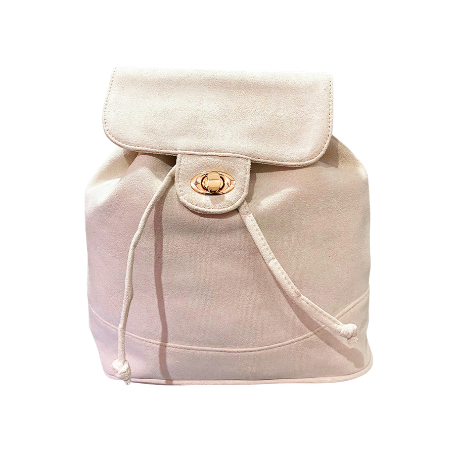 Backpack con cadena - Mochila de gamuza