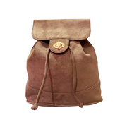 Backpack con cadena - Mochila de gamuza