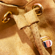 Backpack con cadena - Mochila de gamuza