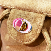 Backpack con cadena - Mochila de gamuza