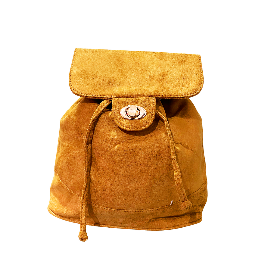 Backpack con cadena - Mochila de gamuza